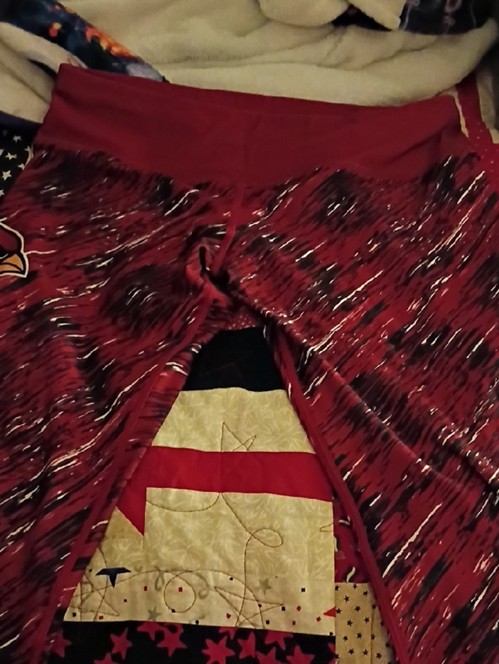 Ladies Maroon Athletic Jogger Pants - Arizona Cardinals Logo